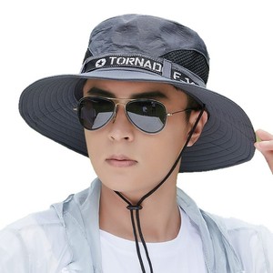 Sombrero de Sol para Hombre Torkado, Ala de 8 cm, Transpirable, Ala Ancha, Sombrero de Pesca con Correa Antiviento para Protección Solar - Product Image 3