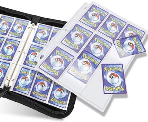 Carpeta de 9 bolsillos con cremallera para juegos de cartas coleccionables, <span class=keywords><strong>Yugioh</strong></span>, MTG y otros TCG, carpeta de cartas deportivas - Product Image 5