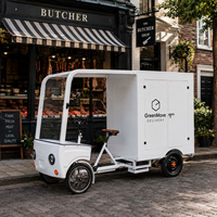 Tricycle de livraison électrique commercial standard européen à 3 ou 4 roues, homologué CE, pour la logistique urbaine et la livraison de marchandises sur le dernier kilomètre