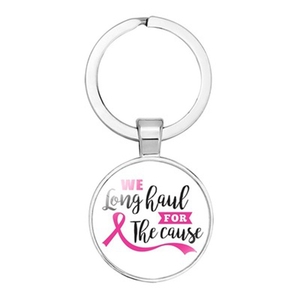 Portachiavi con nastro rosa che si prende cura del cancro al seno attività di beneficenza accessori per borse ciondolo per auto regalo portachiavi gioielli - Product Image 1