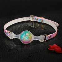 Articles pour adultes, Jouets sexuels SM, Boule de bouche colorée Q Jelly, Bondage SM, Conditionnement pour couples, Flirt, Produits sexuels
