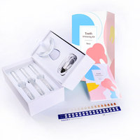 Kit de blanchiment dentaire pour adultes 2024 avec consommables, instrument et appareil pratiques pour une utilisation à domicile, pour éliminer les taches dentaires