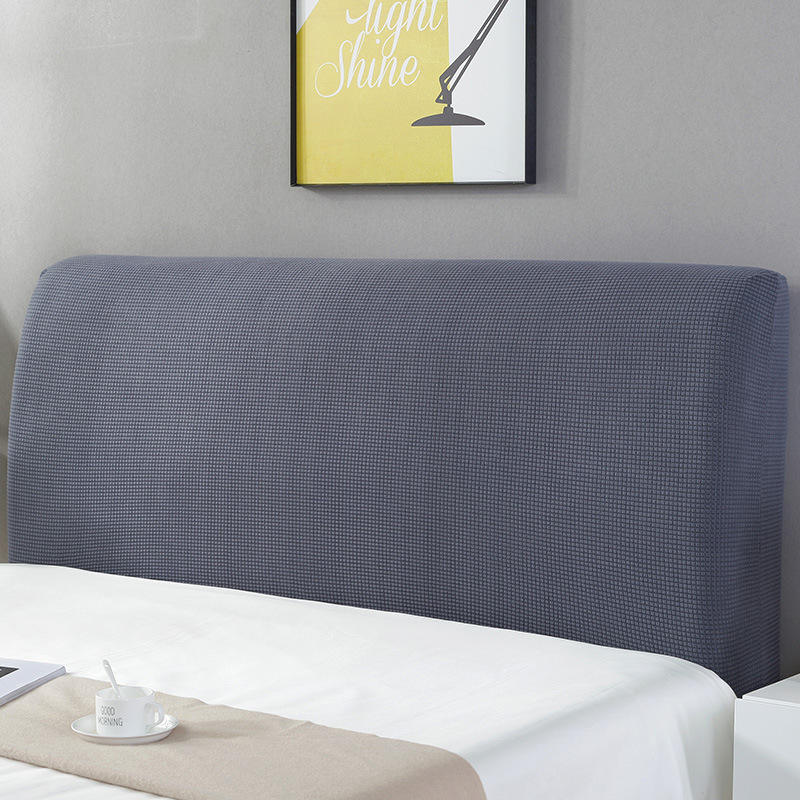 ผ้าหุ้มหัวเตียง - สีเทาเข้ม