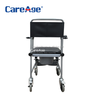 Careage <span class=keywords><strong>Alphard</strong></span> 14521 New Nhỏ Gọn Di Động Commode Nhà Vệ Sinh Ghế Với Bánh Xe Có Thể Tháo Rời Phòng Tắm Thiết Bị An Toàn - Product Image 5