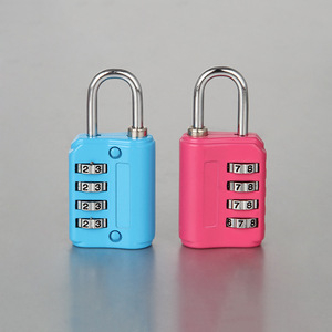 Jinhao Lock Industry Four Digit Combination <b>Padlock</b> Zinc Alloy Resettable Travel Home Use Mechanical Lock HB14 - Product Image 2