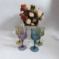 Gobelet à vin rouge en plastique, design haut, capacité de 201 à 300 ml, classique, écologique, réutilisable, fête, directement de l'usine chinoise