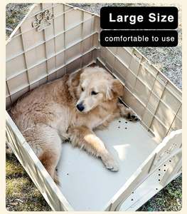 Grande casa prefabbricata all'ingrosso dei cani di plastica all'aperto della casa del cane - Product Image 5