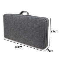 Commande DMX512 Mini à Plus Wing Console d'éclairage avec sac fourre-tout Mini contrôleur de lumière DJ avec lumières de projection