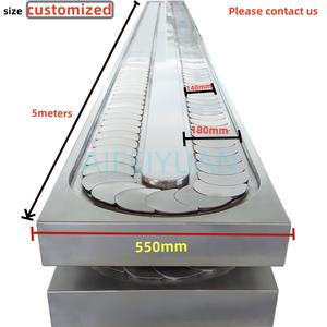 <span class=keywords><strong>สายพาน</strong></span>สแตนเลสหม้อร้อนรูปพระจันทร์เสี้ยวปรับความกว้างได้ปรับแต่งได้สำหรับร้านอาหาร - Product Image 6