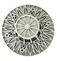 Base de fixation de table ronde Fudu RV moderne de qualité supérieure en ABS, anti-vibration, résistante à la rouille et à la corrosion, garantie 1 an