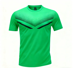 Camiseta Deportiva Personalizable con Cuello en Contraste, Manga Corta, Unisex, Transpirable, de Secado Rápido, para Gimnasio, Multicolor, Ropa Deportiva de Entrenamiento en Equipo - Product Image 5