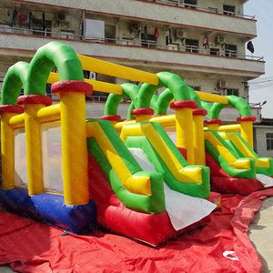 Château plein d'entrain gonflable commercial Combo Bounce House Château sautant pour enfants 0.55mm PVC Certifié CE Portable pour - Product Image 1