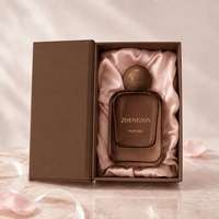 Flacon pulvérisateur en verre personnalisé de 50 ml et 100 ml avec bouchon en bois, portable, anti-lumière, mat, rechargeable, pour diffuseur