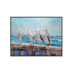 Vente en gros Yihui Arts Modern Seagulls <span class=keywords><strong>Metal</strong></span> Wall Art Thanksgiving Home Decor de Fujian - Product Image 1