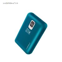 Wopow PD28LCD 20000MAH Batería Externa Portátil para Laptop con Pantalla Digital de Polímero de Litio, Carga Rápida de 20W/22.5W, Impermeable, Ultra Delgada, Doble Salida