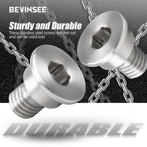 Perno hexagonal de retención de disco de freno BEVINSEE para <span class=keywords><strong>BMW</strong></span> E36 E46 E90 <span class=keywords><strong>E60</strong></span> 323i 330Ci <span class=keywords><strong>330d</strong></span> 330xi - Product Image 4