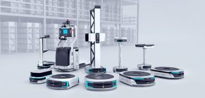Thông minh <span class=keywords><strong>Geek</strong></span> + AGV Robot tự lái xe nâng cho hậu cần tự động hóa cho nhà máy kho Robot - Product Image 4
