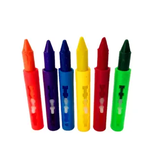 Baby graffiti bathroom crayons 6-color putter children educational bathroom crayons nontoxic children bathroom crayons