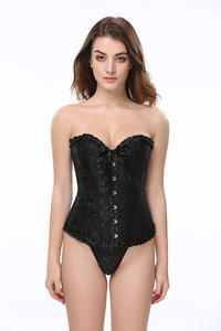 Chuangerm - Top Moldeador de Cuerpo para Mujer, Estilo Reloj de Arena, Decoración con Lazo, Encaje, Faja Colombiana Moldeadora - Product Image 2