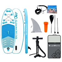 SUP gonflable professionnel pour junior de 7,5 pieds, planche à pagaie pour enfants de 228x76x15 cm avec accessoires, fabrication OEM personnalisée