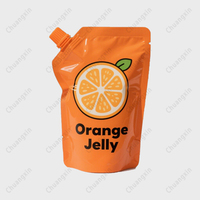 Op Maat Bedrukt Persoonlijk Merk 12Oz 100Ml 250Ml 330Ml Vloeibare Jelly Sap Retort Uitloopzak Met Patch Handvat