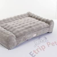Lit orthopédique pour chien lavable Etrip, personnalisé, imperméable, grand lit pour chiens