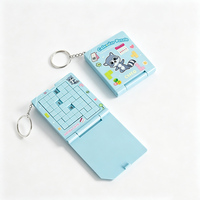 Mini-calendrier puzzle porte-clés, jeu de numéros coulissants, pendentif éducatif pour sac à dos, 1 pièce, porte-clés de sac à main