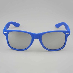 CE Certified UV400 <b>Sunglasses</b> Promotional Rubber Mirror Coating Royal <b>Blue</b> Green Yellow Red Lenses Wholesale PC for Outdoor - Product Image 3