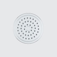 Nouveau pommeau de douche de pluie en ABS de 4 pouces avec robinet de style à dos blanc accessoire de salle de bain à haute pression