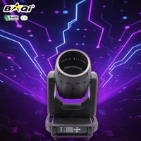 BAIQI Projecteur de scène mobile à faisceau populaire Mini 380W avec bande LED, contrôle DMX512, IP33, Ra90, pour DJ et clubs