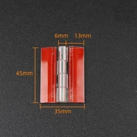 Charnières en acrylique transparent pour mini-quincaillerie en plastique ZD transparente pour boîtes et artisanat 20mm*35mm, pour mini-meuble de cuisine contemporain