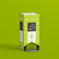 Boîte cadeau mini en papier couché personnalisable avec logo Yilida modèle 002 pour sachets de thé/café avec doublure en éponge UV et feuille métallisée Chine