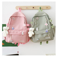 Mochila Escolar Geométrica de Moda de Alta Calidad para Niñas con Forro Impermeable, Diseño Universitario Personalizado, Capacidad Inferior a 21L