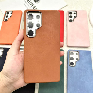 Funda Magnética Clásica Delgada de Cuero PU con Llaves Metálicas Naranjas y Marco para Lente para <span class=keywords><strong>Samsung</strong></span> S26 Ultra S25 FE A07 A17 A06 A26 A57 - Product Image 6