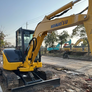 Excavatrice sur chenilles Komatsu PC40MR d'occasion de haute qualité, 4,8 tonnes, petite taille, faible nombre d'heures de travail, prête à être expédiée - Product Image 1