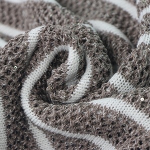 เสื้อกั๊กไหมพรมคอสูงแบบสั่งทำพิเศษ, เสื้อกล้ามถักลายทางผ้าฝ้ายแบบซิปสำหรับผู้หญิงขายส่ง - Product Image 5