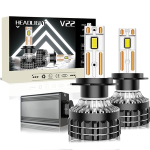YHKOMS M8 Pro V22 120W 12V <span class=keywords><strong>Ampoule</strong></span> de phare de voiture 24V Lumière de camion H11 Kit de phares LED H4 H15 LED <span class=keywords><strong>H7</strong></span> LED Canbus H4 - Product Image 1