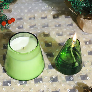 Lámpara de aceite de mecha moderna para decoración navideña ODM/OEM, lámpara de queroseno de vidrio, adornos para velas, lámpara de aceite de vidrio, candelabro - Product Image 4
