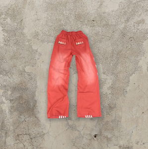 Pantalones de chándal de lona de algodón 100% de peso pesado para hombre, pierna recta para dobladillo, parte inferior abierta, con bordado y estampado de hojaldre, logotipo personalizado XL - Product Image 4