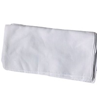 Foulard carré en tissu blanc tie-dye pour la maternelle, idéal pour la peinture à la main, le graffiti et la teinture par frottement, un article éducatif.