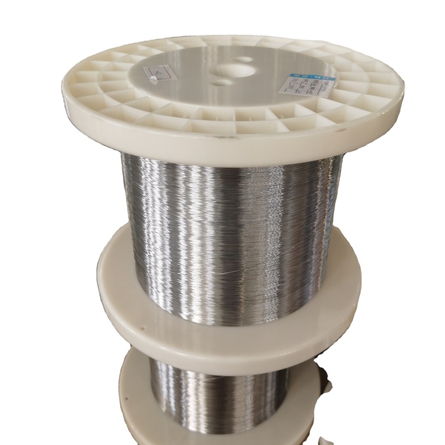 0.08mm-1.0mm Fine 304/316 Stainless Steel Wire 2B Finish 1% Tolerance HUAFEI Brand
