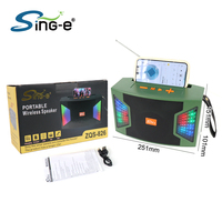 Mini haut-parleur sans fil ZQS826, lecteur de musique, haut-parleur Bluetooth, chargeur solaire, haut-parleur FM TF