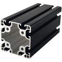 Profilé en aluminium anodisé robuste 8080 T5 à rainures en T pour armoires de machines CNC industrielles et équipements d'automatisation