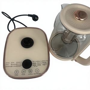 Théière en verre de grande capacité et multifonctionnelle avec élément filtrant pour la santé, pour la cuisine et l'usage domestique - Product Image 2