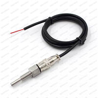 Sonda de doble Chip personalizada, Sensor de temperatura RTD PT100 Clase B con rosca M12