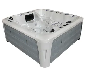 Massage Jets Whirlpool Hot Tub For 5 Persons Spa Outdoor