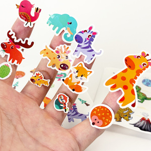 Rotolo di Adesivi Personalizzati con Animali Cartoon, Impermeabili, Autoadesivi, Etichette Educative per Bambini, Adesivi per <span class=keywords><strong>Asilo</strong></span> e Scuola - Product Image 3