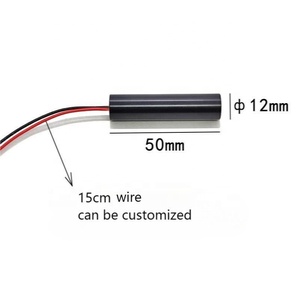 โมดูลเลเซอร์12X50mm532nm80mw สีเขียวอุปกรณ์ส่งสัญญาณทางกล - Product Image 3