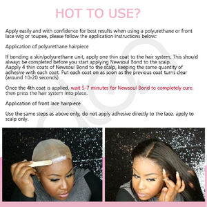 2020 Meilleure vente imperméable à l'eau forte tenue dentelle colle dissolvant organique pour cheveux secs et bouclés Service d'étiquetage personnalisé - Product Image 3