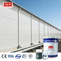 F3003 FEVE Revêtement de finition fluorocarboné bicomposant auto-séchant, anti-corrosion longue durée, support OEM pour applications côtières et offshore